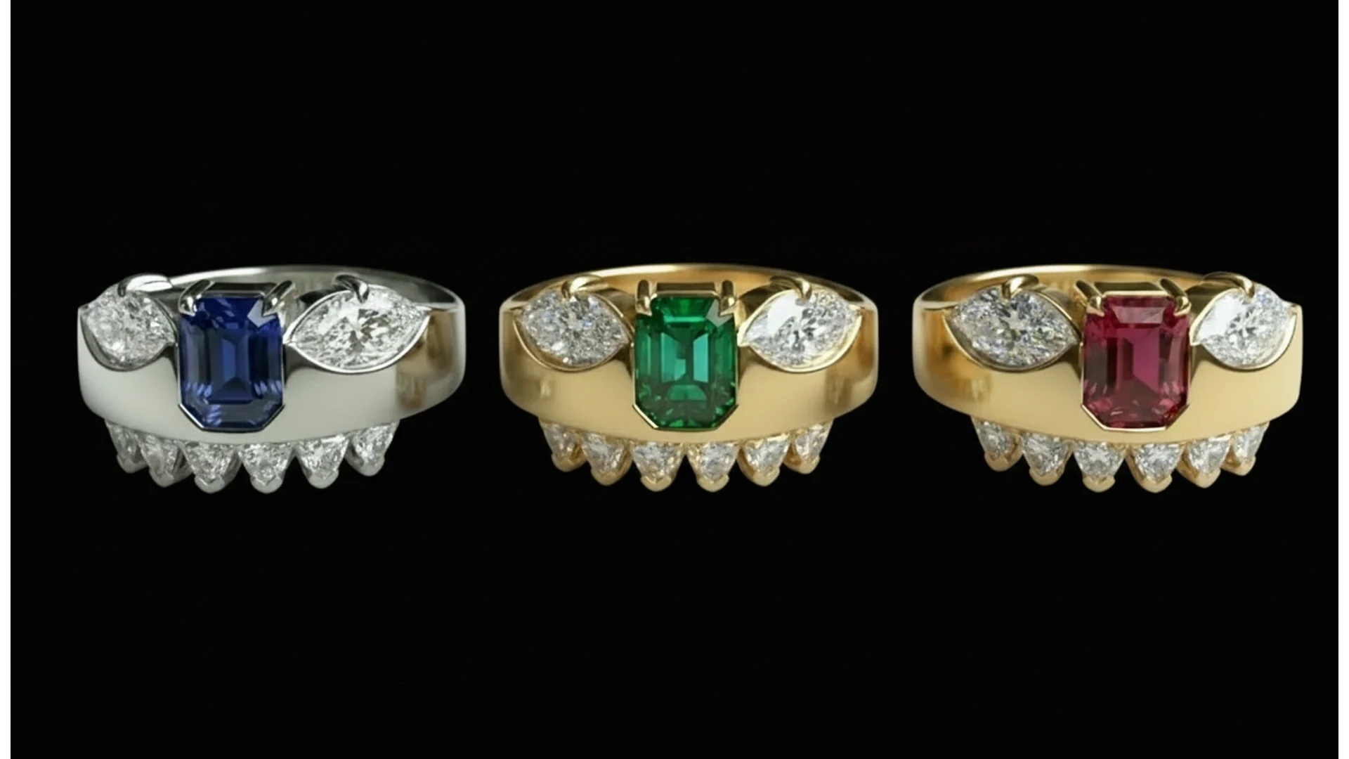 Louis Hira bespoke Face ring